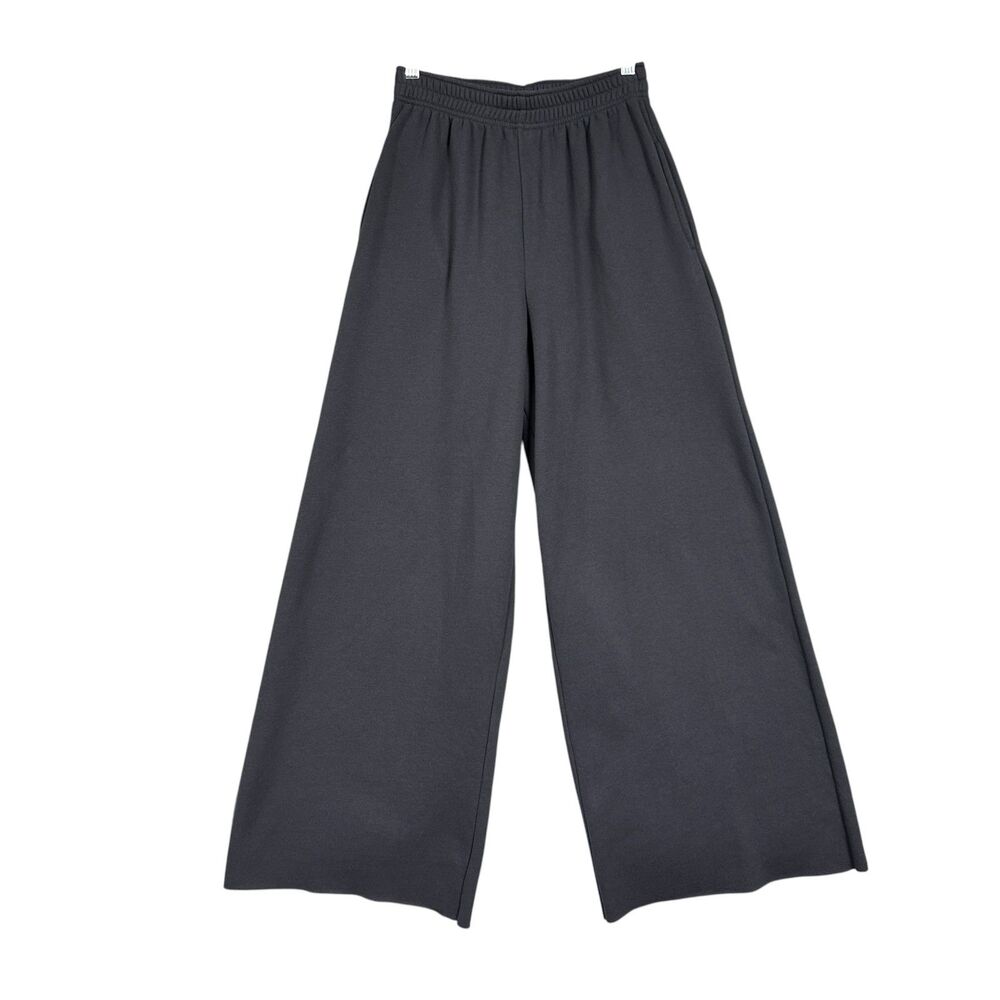 Wild Fable Wide Leg Raw Hem Sweatpants Sz S Gray